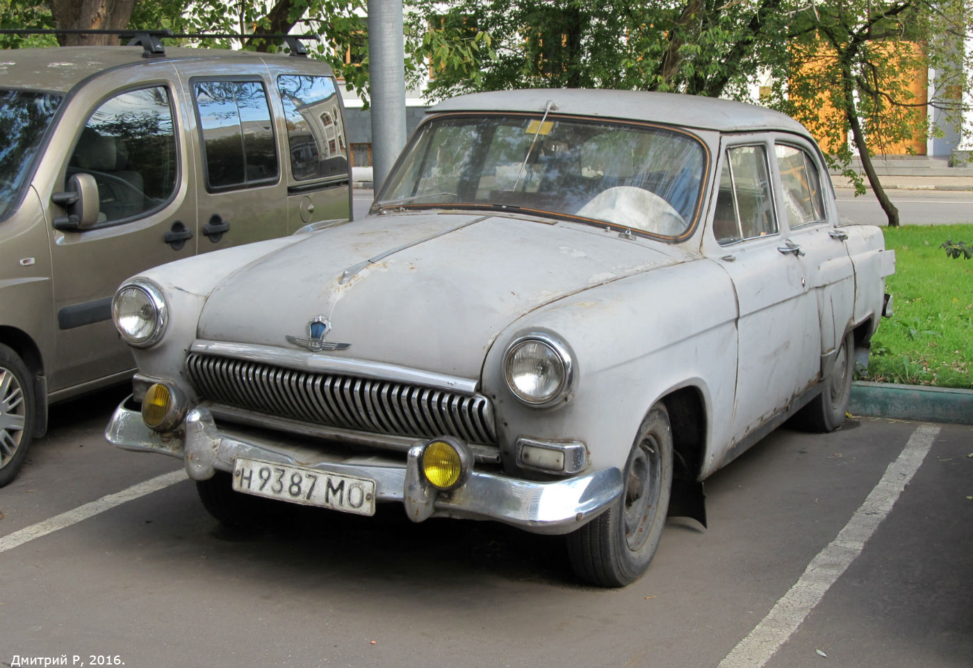 Москва, № Н 9387 МО — ГАЗ-М-21И Волга '58-62