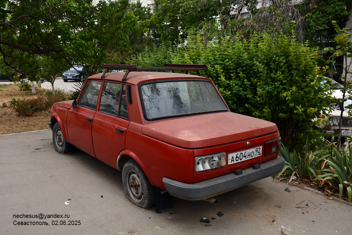 Севастополь, № А 604 НО 92 — Wartburg 1.3 '88-91