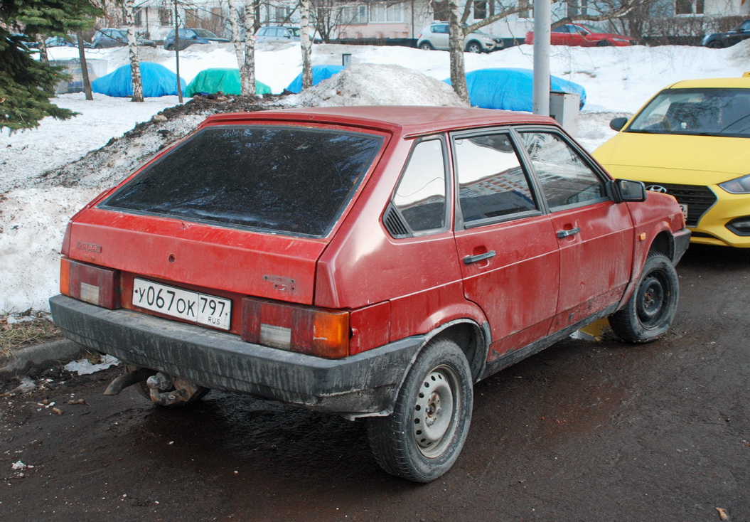 Москва, № У 067 ОК 797 — ВАЗ-21093 '88-93