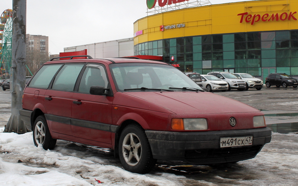 Ленинградская область, № М 491 СХ 47 — Volkswagen Passat (B3) '88-93