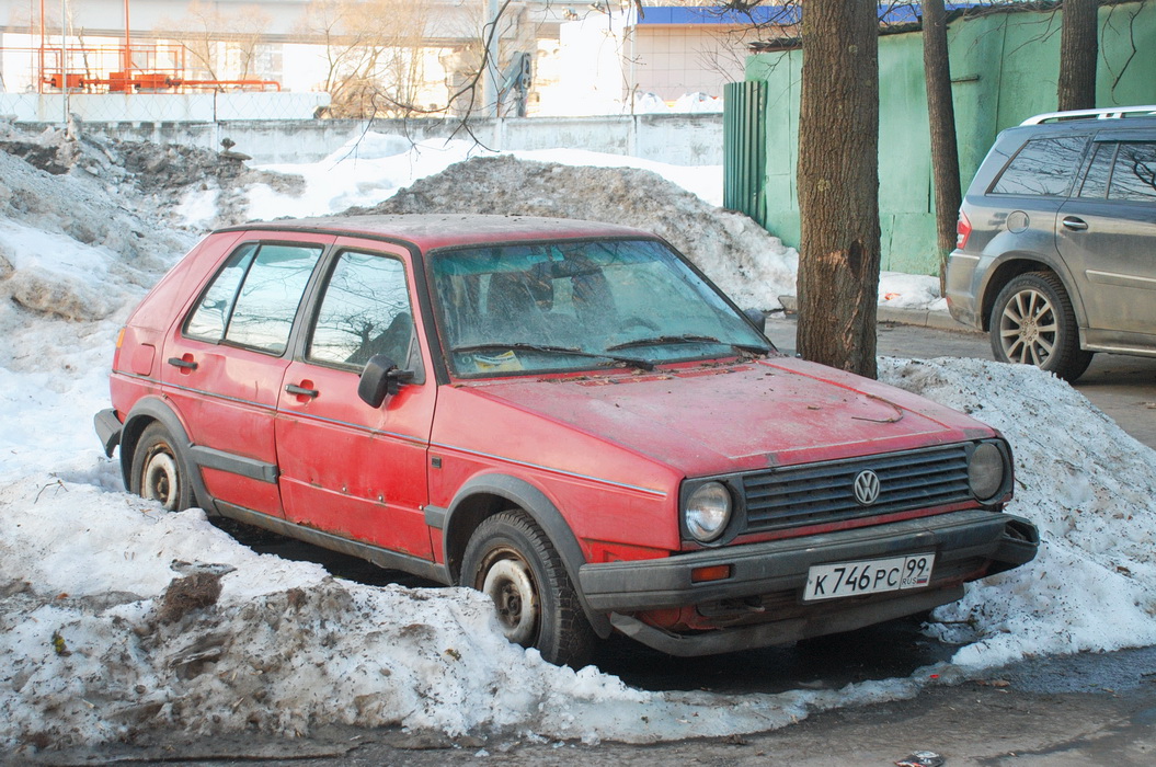 Москва, № К 746 РС 99 — Volkswagen Golf (Typ 19) '83-92