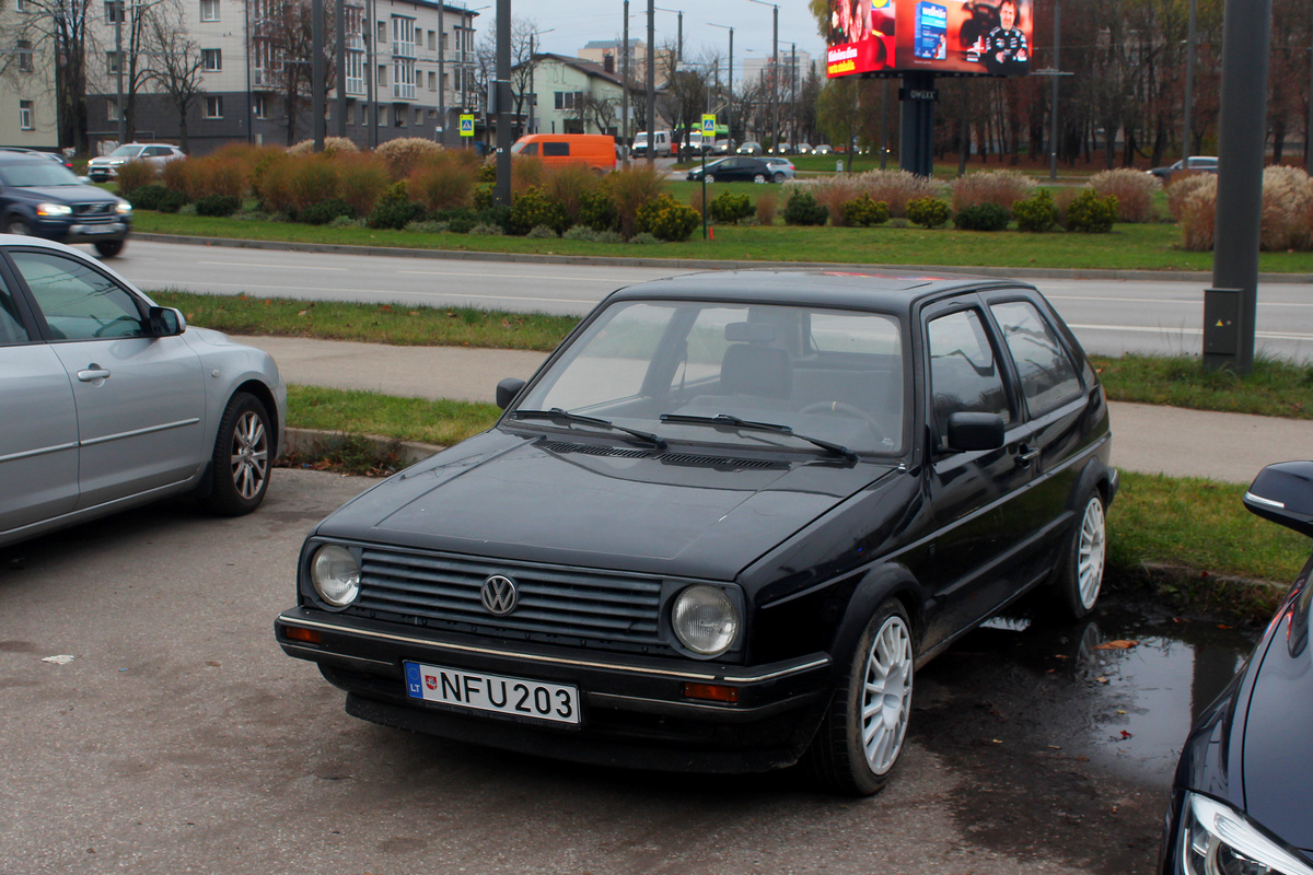 Литва, № NFU 203 — Volkswagen Golf (Typ 19) '83-92