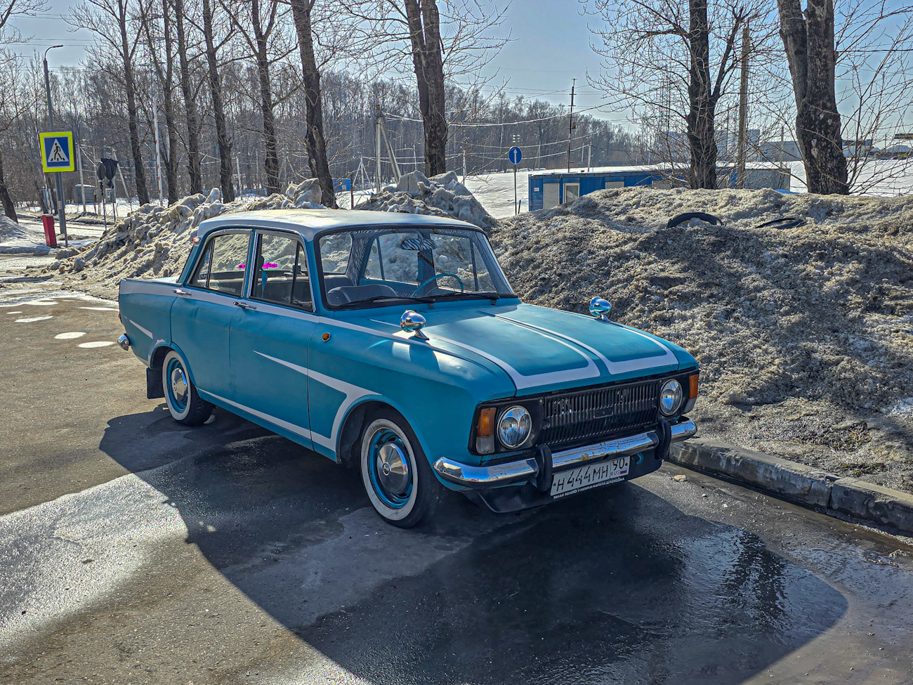 Москва, № Н 444 МН 90 — Москвич-412ИЭ-028 (Иж) '82-01