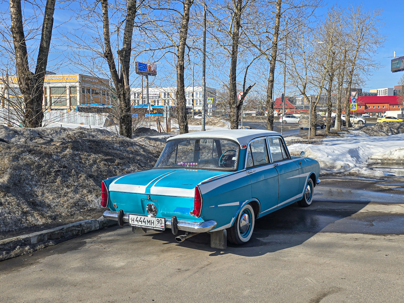 Москва, № Н 444 МН 90 — Москвич-412ИЭ-028 (Иж) '82-01