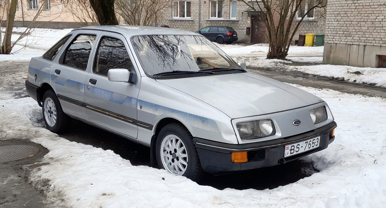 Латвия, № BS-7653 — Ford Sierra MkI '82-87