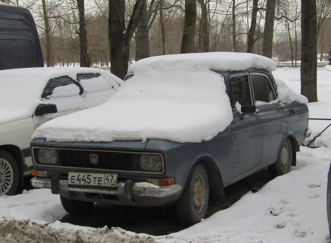Ленинградская область, № Е 445 ТЕ 47 — Москвич-2140 '76-88