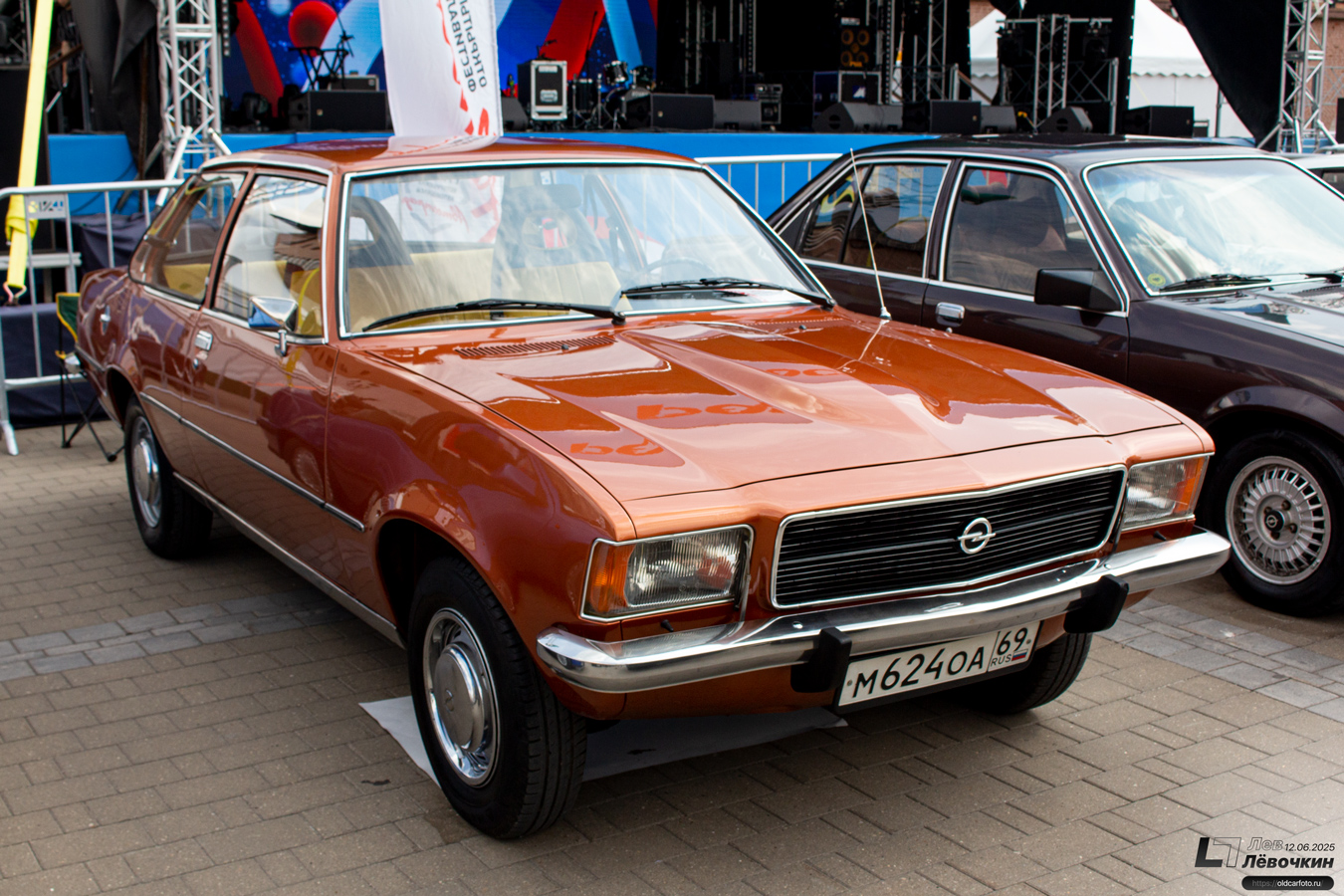 Тверская область, № М 624 ОА 69 — Opel Rekord (D) '72-77; Тульская область — Автомобильный фестиваль "Автострада — 2025"