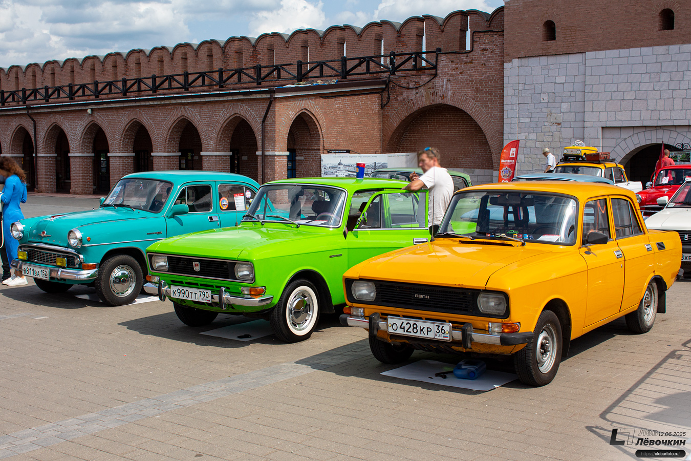 Воронежская область, № О 428 КР 36 — Москвич-2140Д '76-88; Тульская область — Автомобильный фестиваль "Автострада — 2025"