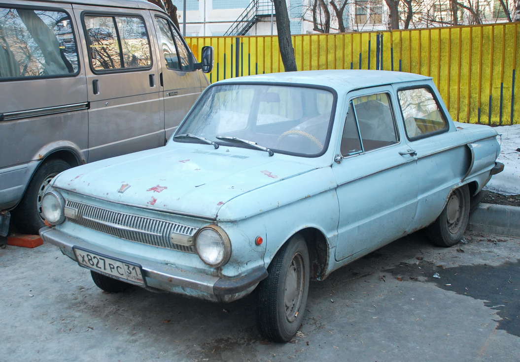 Москва, № Х 827 РС 31 — ЗАЗ-968/968А Запорожец '71-79; Белгородская область — Вне региона