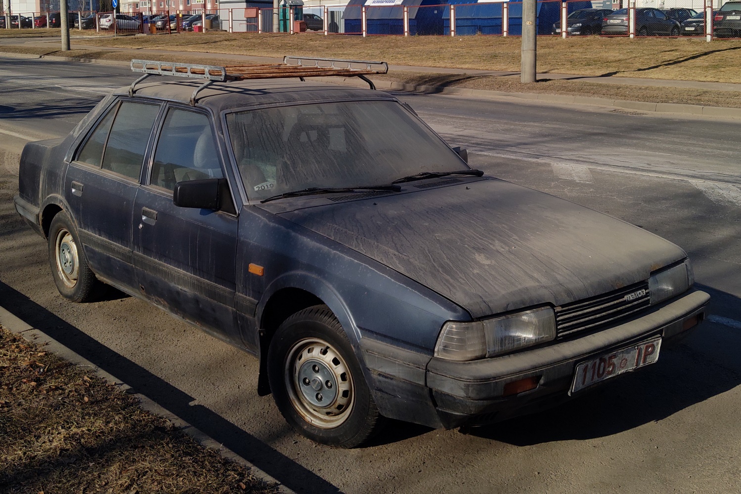 Минск, № 1105 ІР — Mazda 626 (GC) '82-87