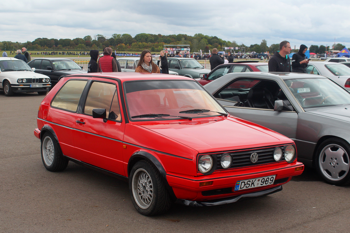 Литва, № DSK 989 — Volkswagen Golf (Typ 19) '83-92; Литва — Retro mugė 2025 ruduo