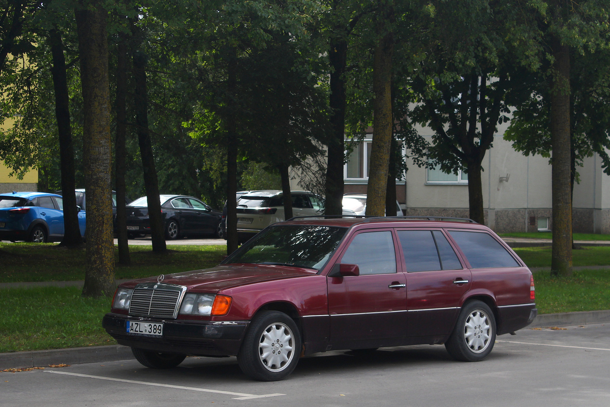 Литва, № AZL 389 — Mercedes-Benz (S124) '86-96