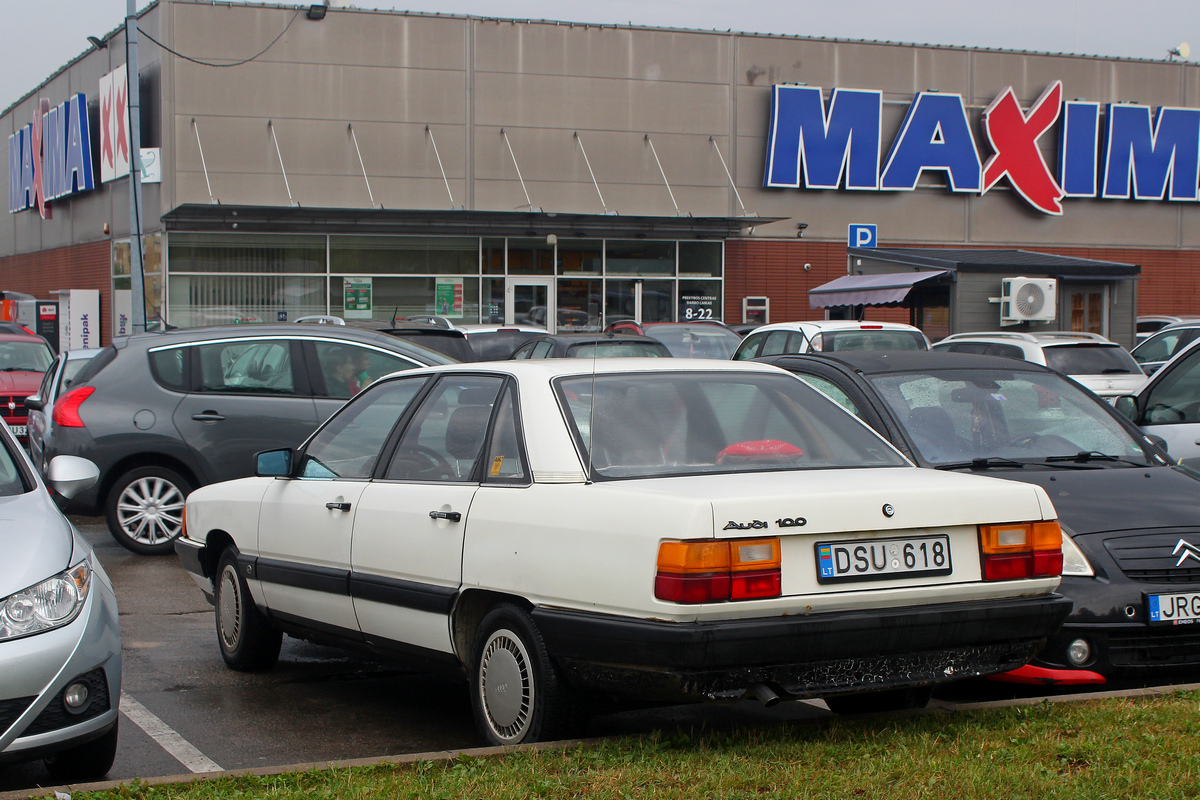 Литва, № DSU 618 — Audi 100 (C3) '82-91