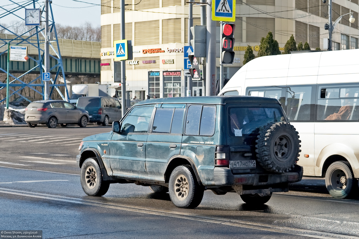 Московская область, № Е 417 НС 190 — Mitsubishi Pajero (2G) '91-99