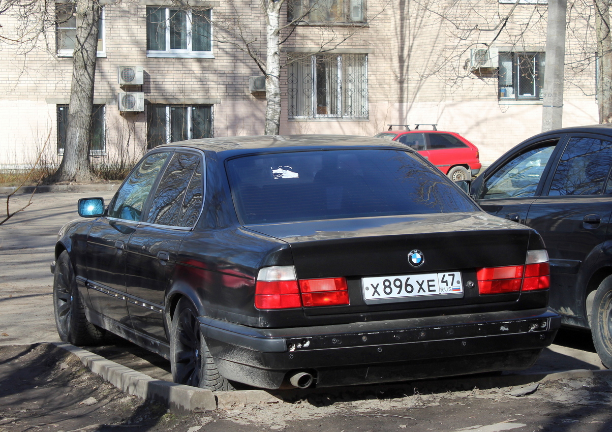 Ленинградская область, № Х 896 ХЕ 47 — BMW 5 Series (E34) '87-96