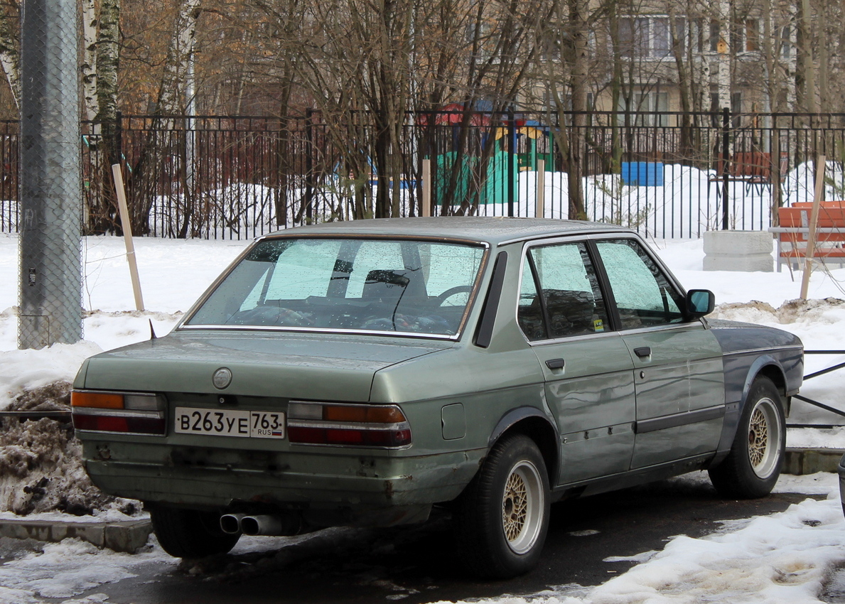 Самарская область, № В 263 УЕ 763 — BMW 5 Series (E28) '82-88