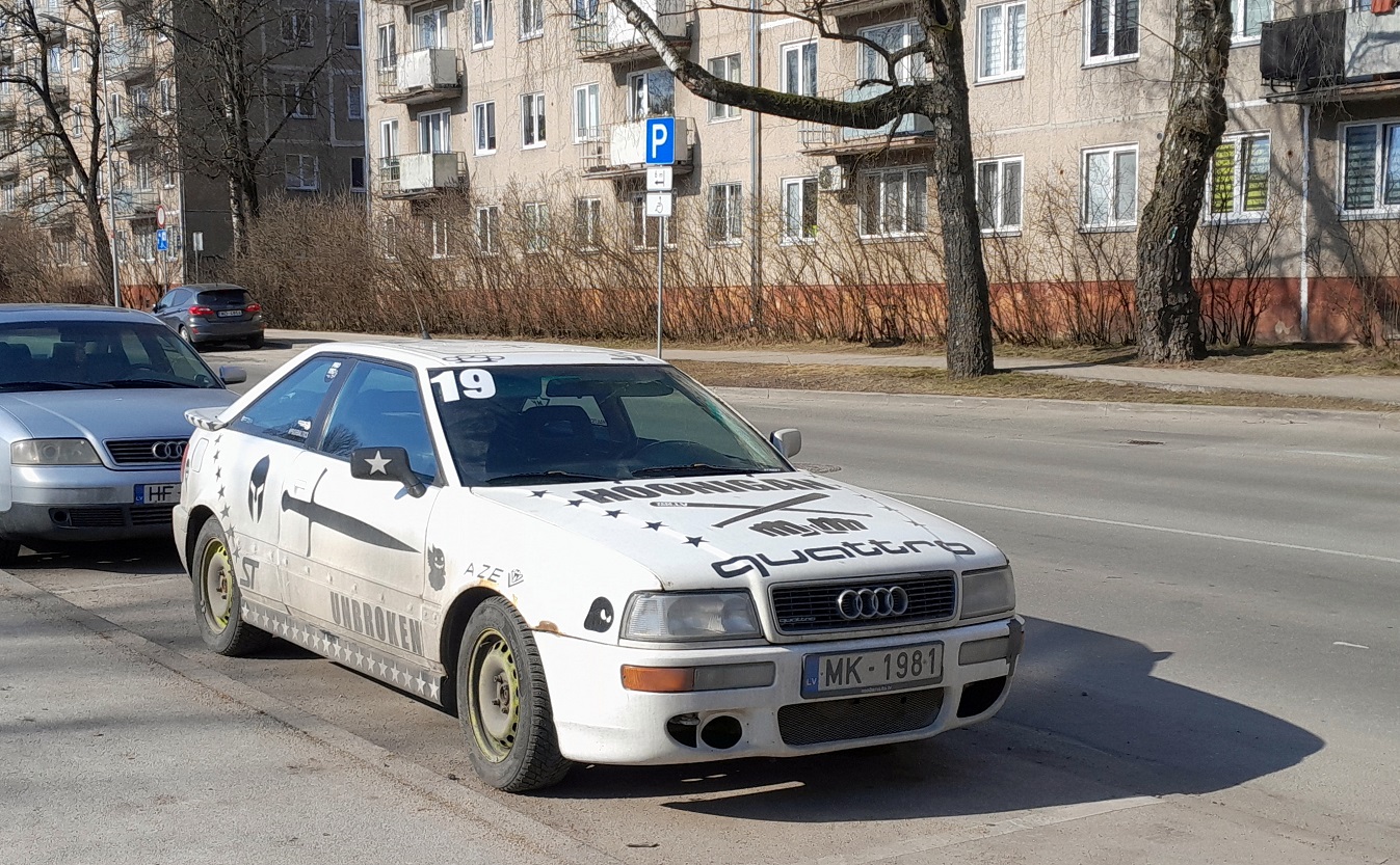 Латвия, № MK-1981 — Audi Coupe (89,8B) '88–96