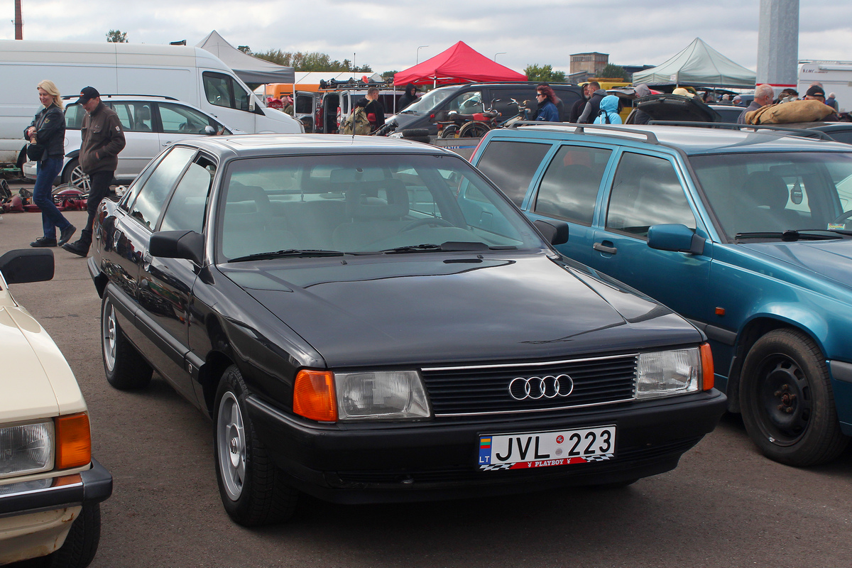 Литва, № JVL 223 — Audi 100 (C3) '82-91; Литва — Retro mugė 2025 ruduo