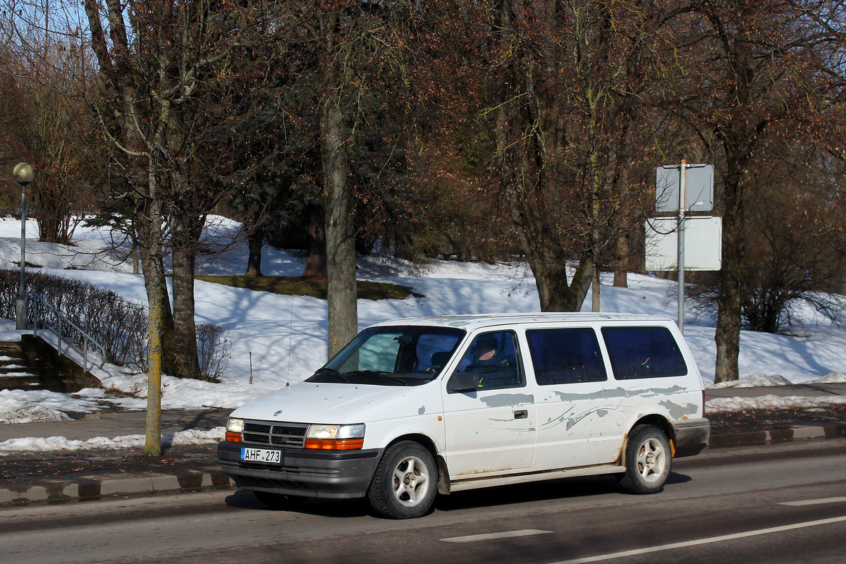 Литва, № AHF 273 — Chrysler Voyager (2G) '90-95