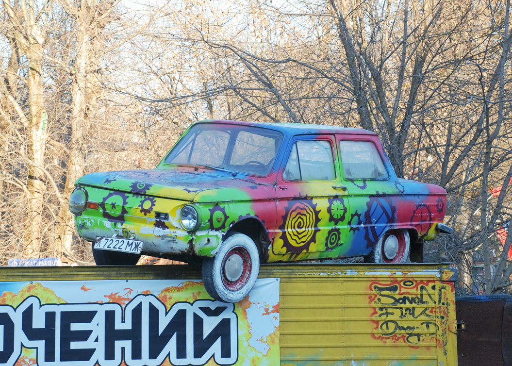 Московская область, № Л 7222 МЖ — ЗАЗ-968М Запорожец '79-94; Техника на постаментах, памятники (Москва)