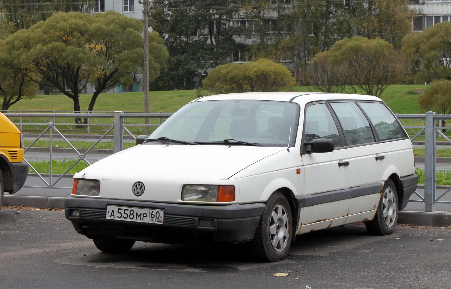 Псковская область, № А 558 МР 60 — Volkswagen Passat Variant (B3) '88-93