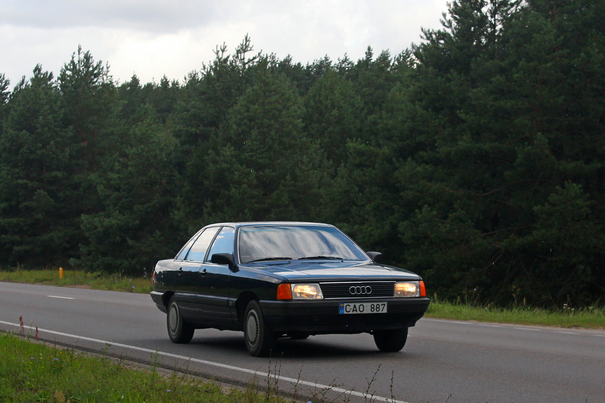 Литва, № CAO 887 — Audi 100 (C3) '82-91