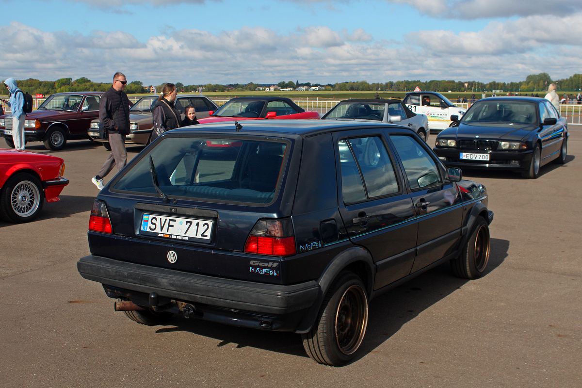 Литва, № SVF 712 — Volkswagen Golf (Typ 19) '83-92; Литва — Retro mugė 2025 ruduo