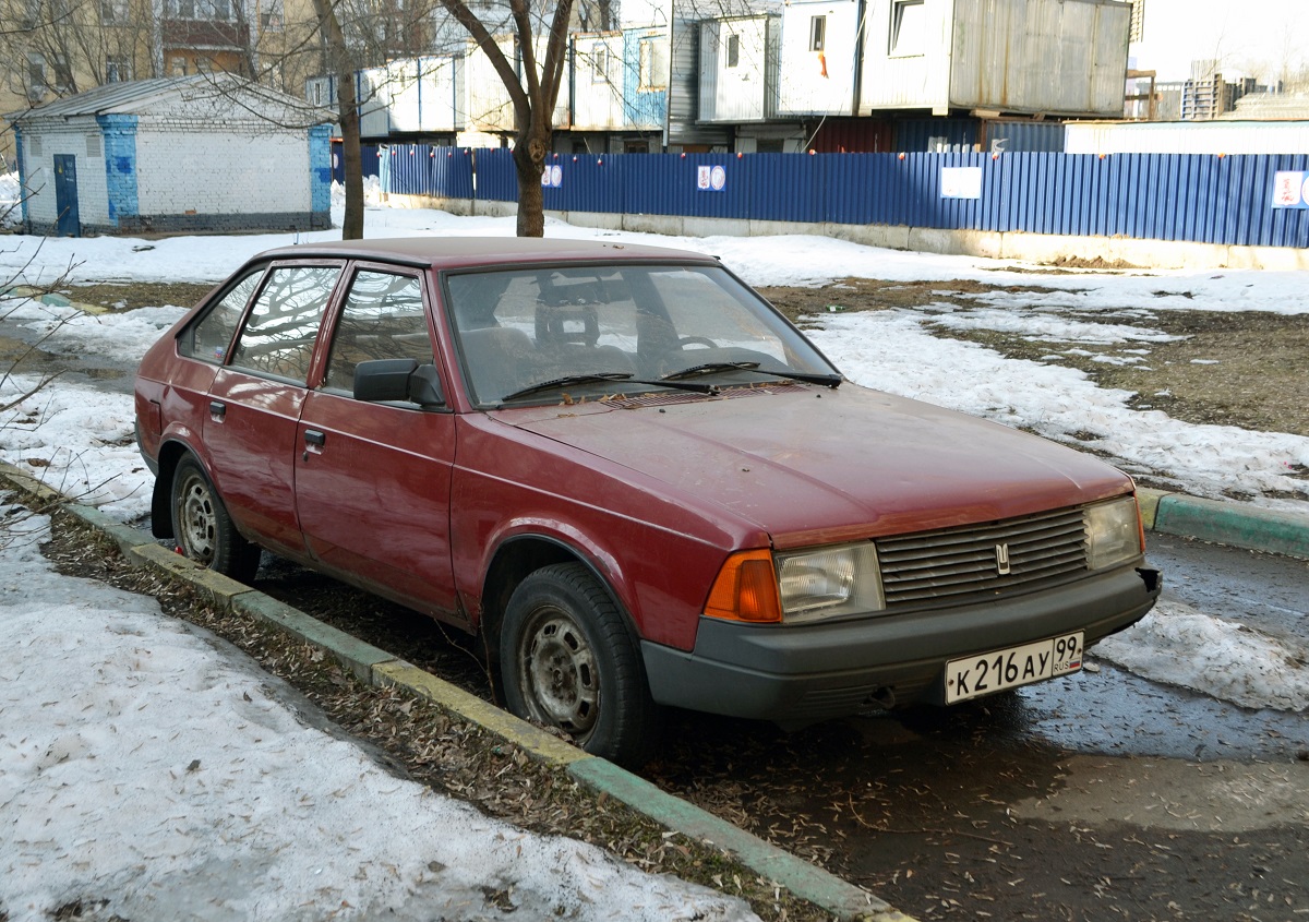 Москва, № К 216 АУ 99 — Москвич-2141 '86-98