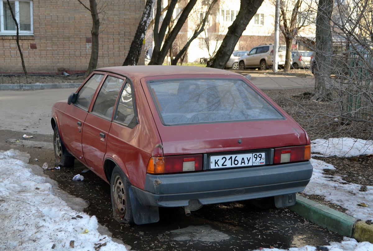 Москва, № К 216 АУ 99 — Москвич-2141 '86-98
