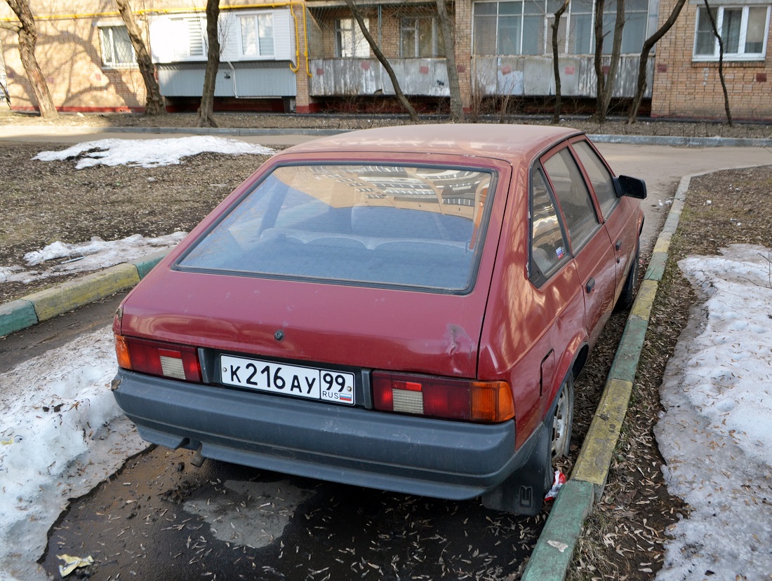 Москва, № К 216 АУ 99 — Москвич-2141 '86-98