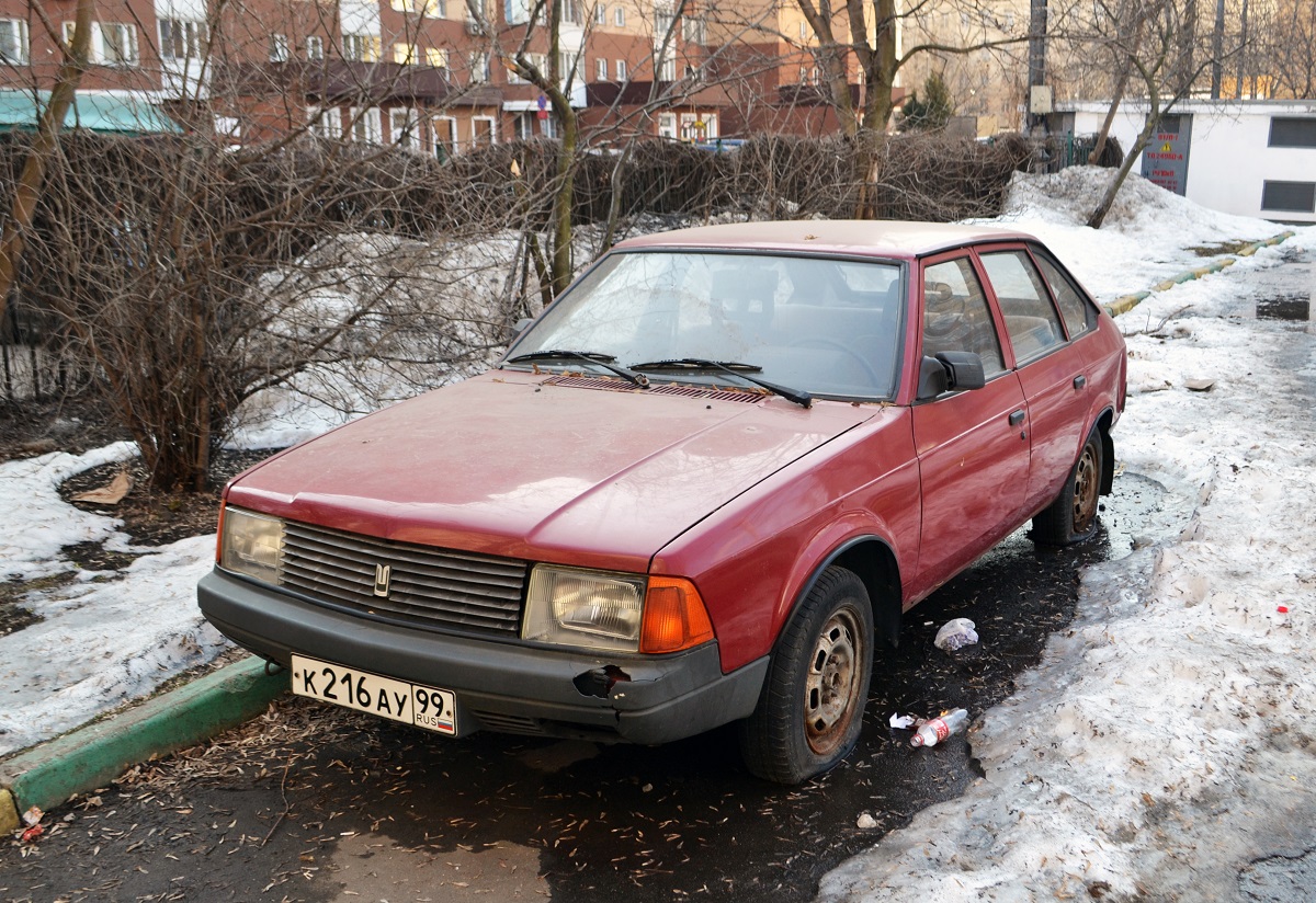 Москва, № К 216 АУ 99 — Москвич-2141 '86-98