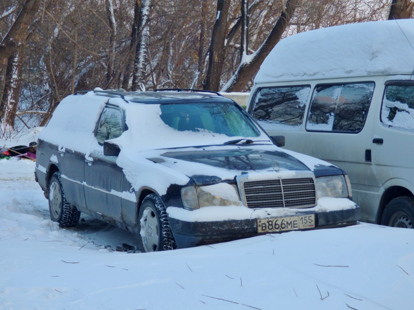Омская область, № В 866 МЕ 155 — Mercedes-Benz (S124) '86-96