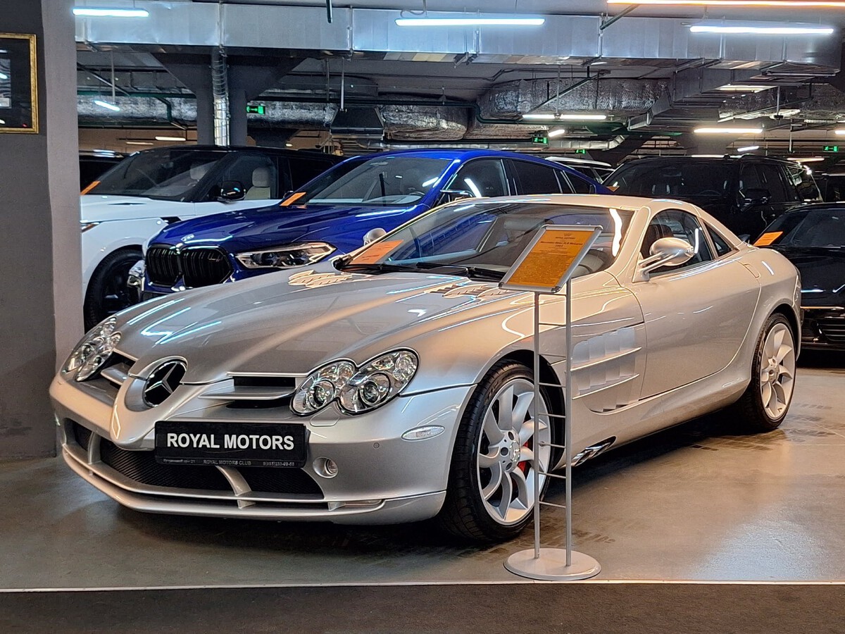 Москва, № (77) Б/Н 0910 — Mercedes-Benz SLR McLaren '03-09; Транспортные средства без номеров (Москва)