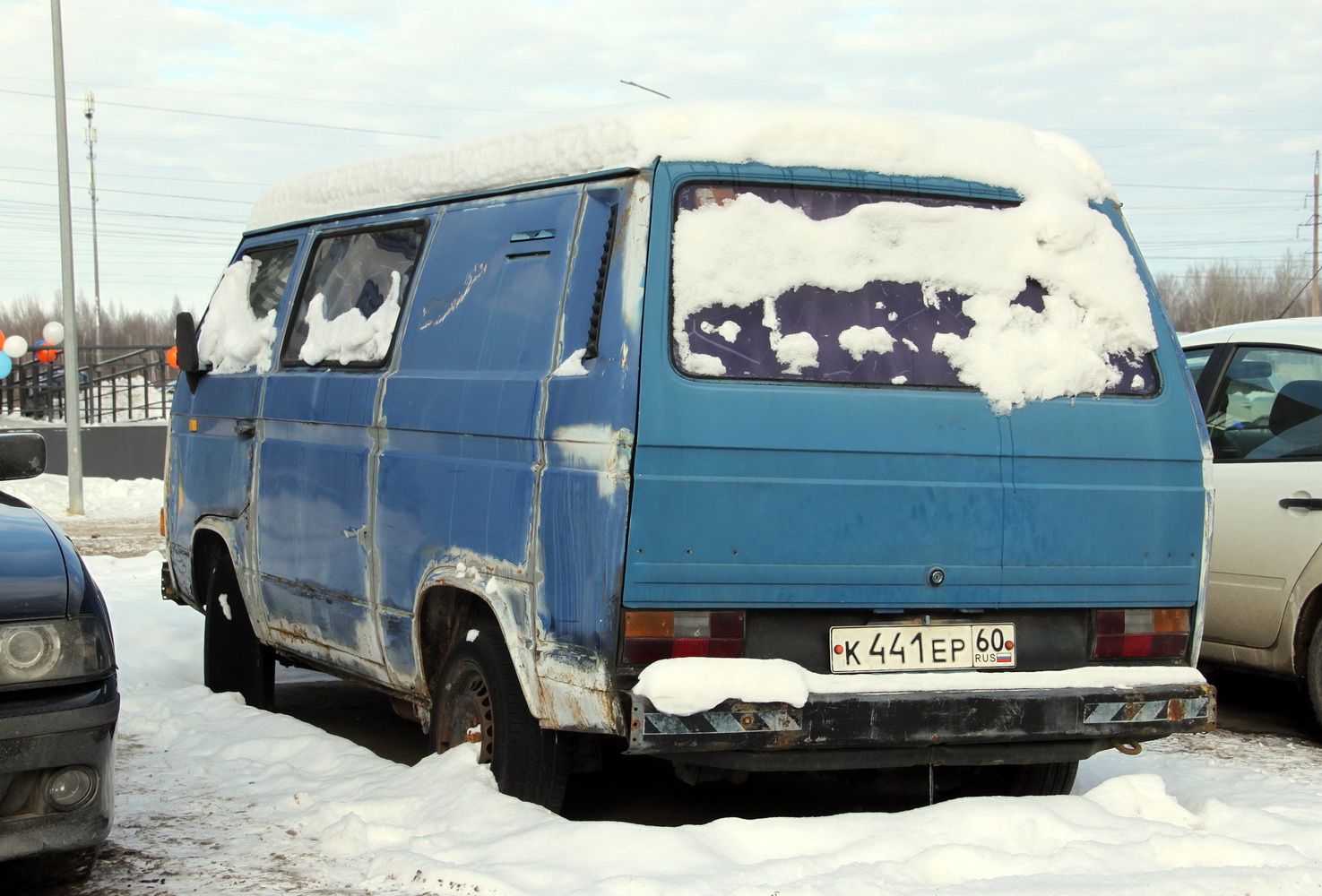 Псковская область, № К 441 ЕР 60 — Volkswagen Typ 2 (T3) '79-92