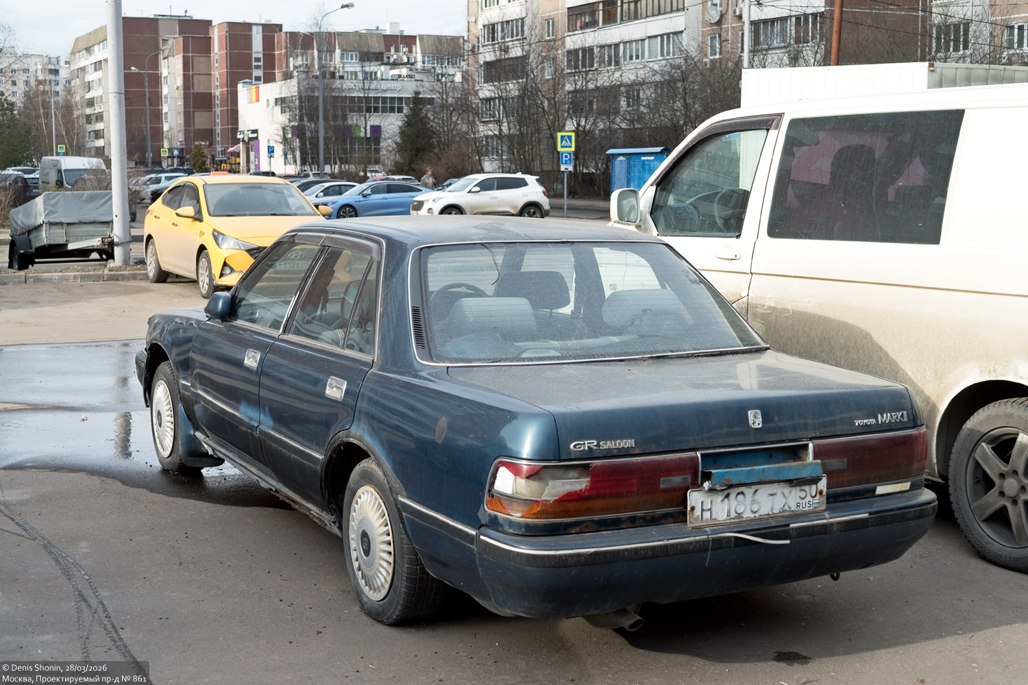 Московская область, № Н 186 ТХ 50 — Toyota Mark II (X80) '88-95