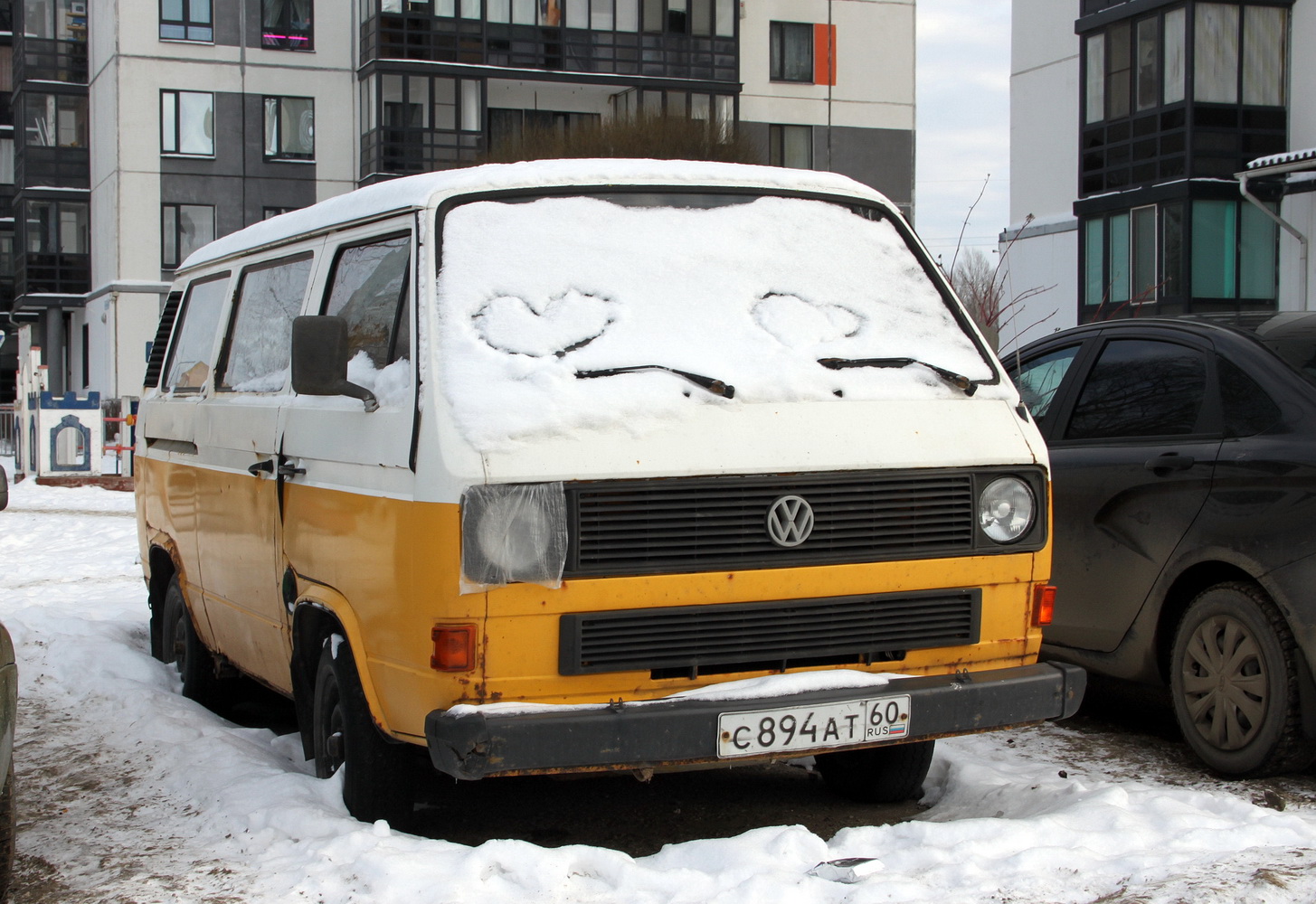 Псковская область, № С 894 АТ 60 — Volkswagen Typ 2 (T3) '79-92