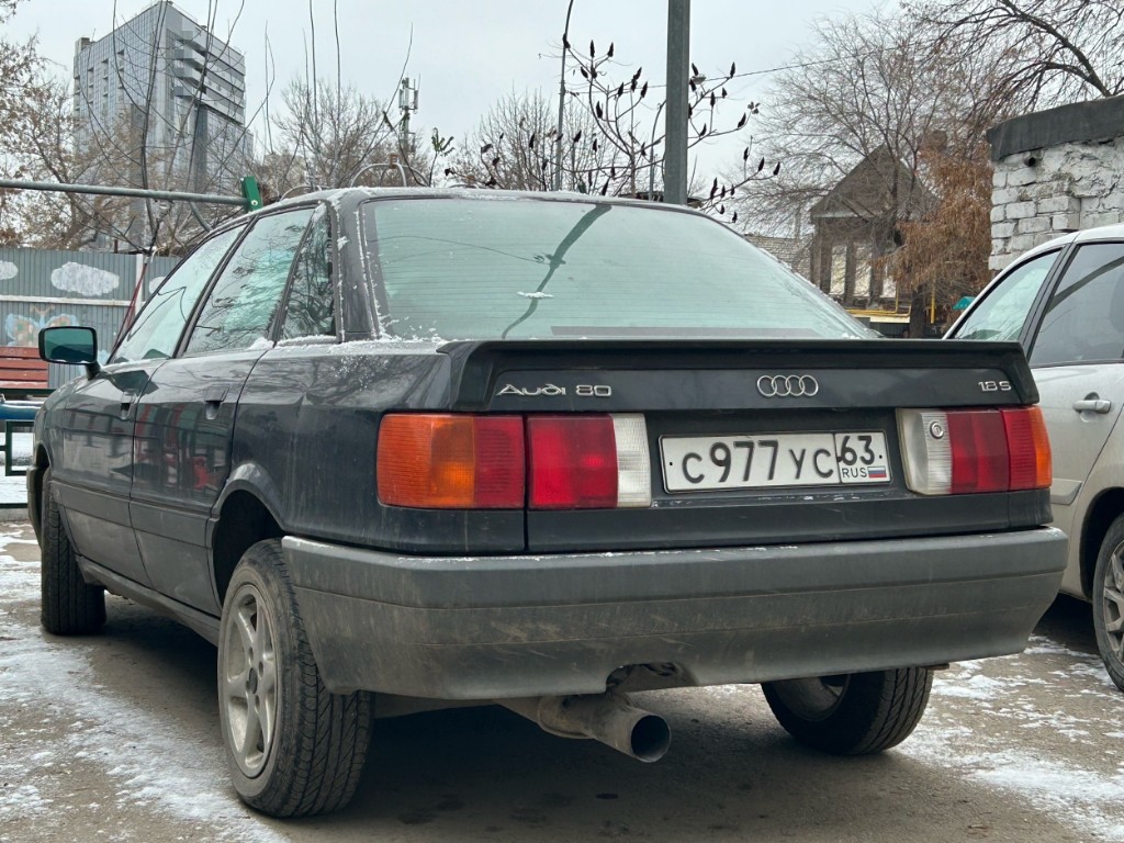 Самарская область, № С 977 УС 63 — Audi 80 (B3) '86-91