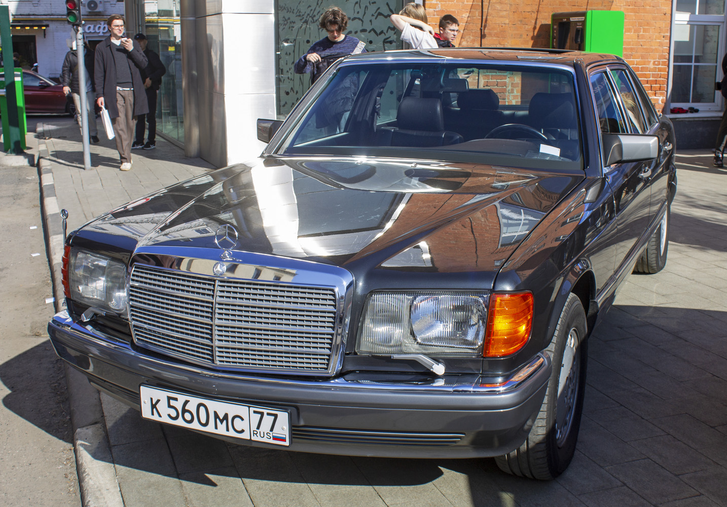 Москва, № К 560 МС 77 — Mercedes-Benz (W126) '79-91; Москва — Открытие сезона GRAC 2026