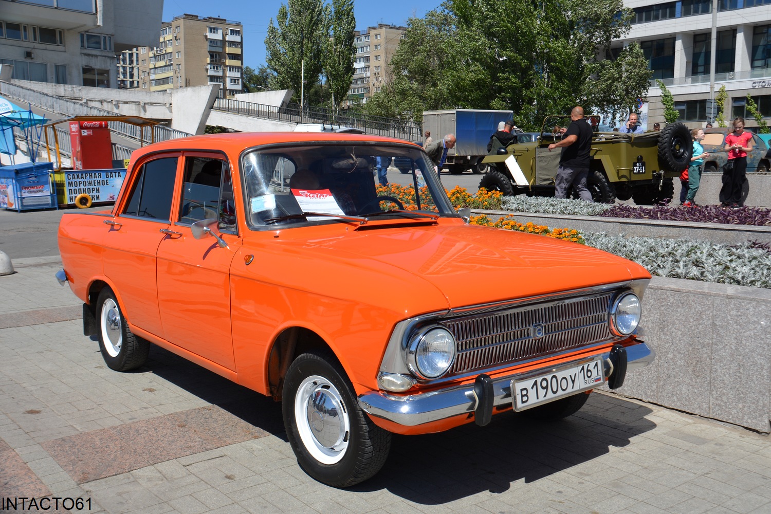 Ростовская область, № В 190 ОУ 161 — Москвич-412ИЭ (Иж) '70-82; Ростовская область — Retro Motor Show_2024_Май