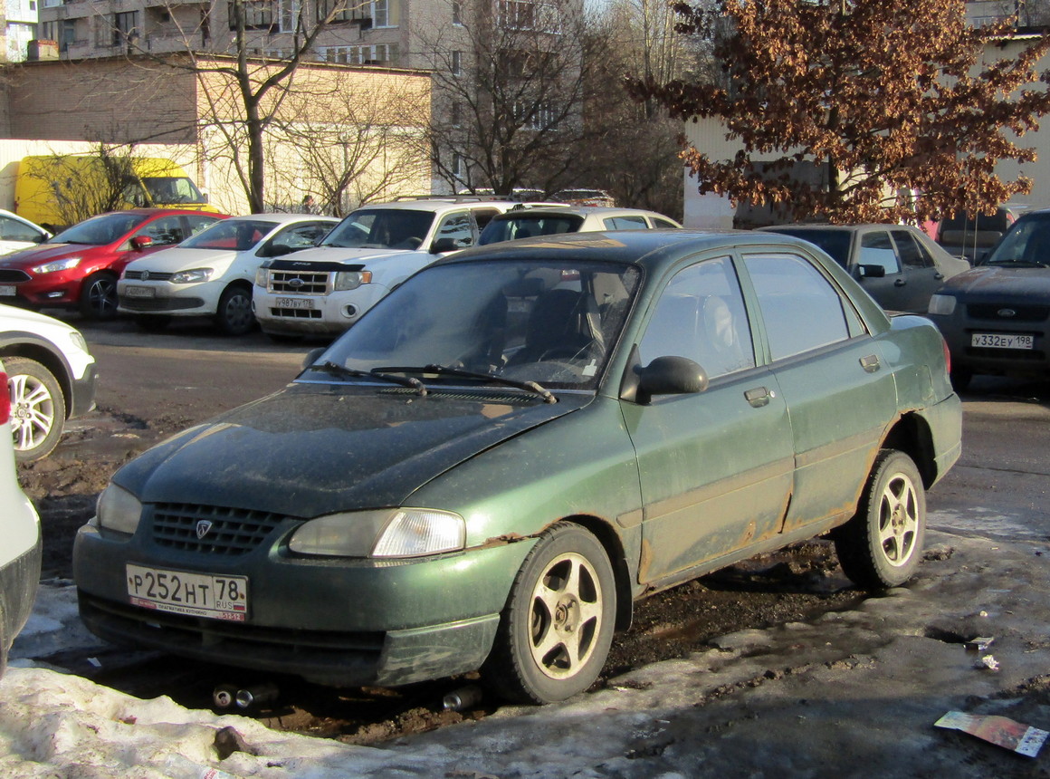 Санкт-Петербург, № Р 252 НТ 78 — Kia Avella (WB) '94-00