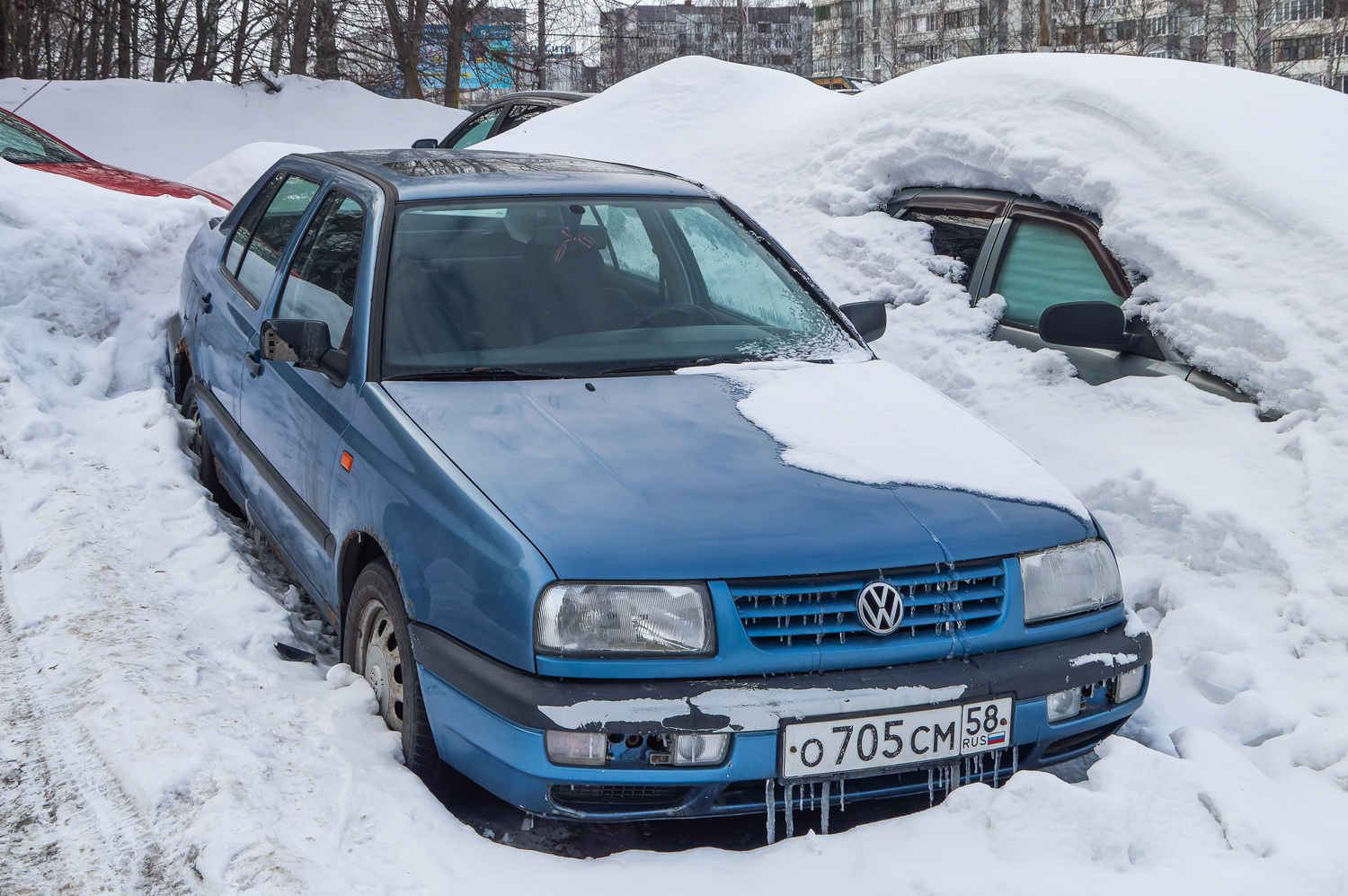 Пензенская область, № О 705 СМ 58 — Volkswagen Vento (A3) '92-99