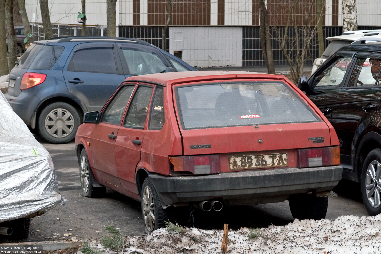 Москва, № Л 8936 ТЛ — ВАЗ-2109 '87-93; Тульская область — Вне региона