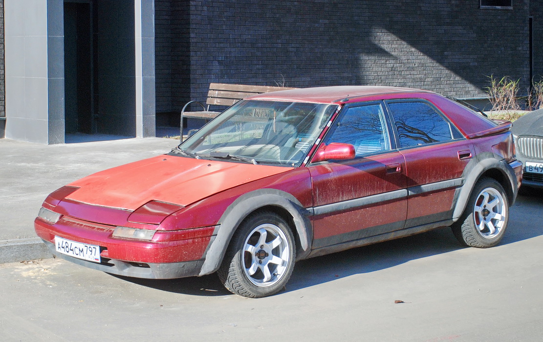 Москва, № А 484 СМ 797 — Mazda 323 (BG) '89-94