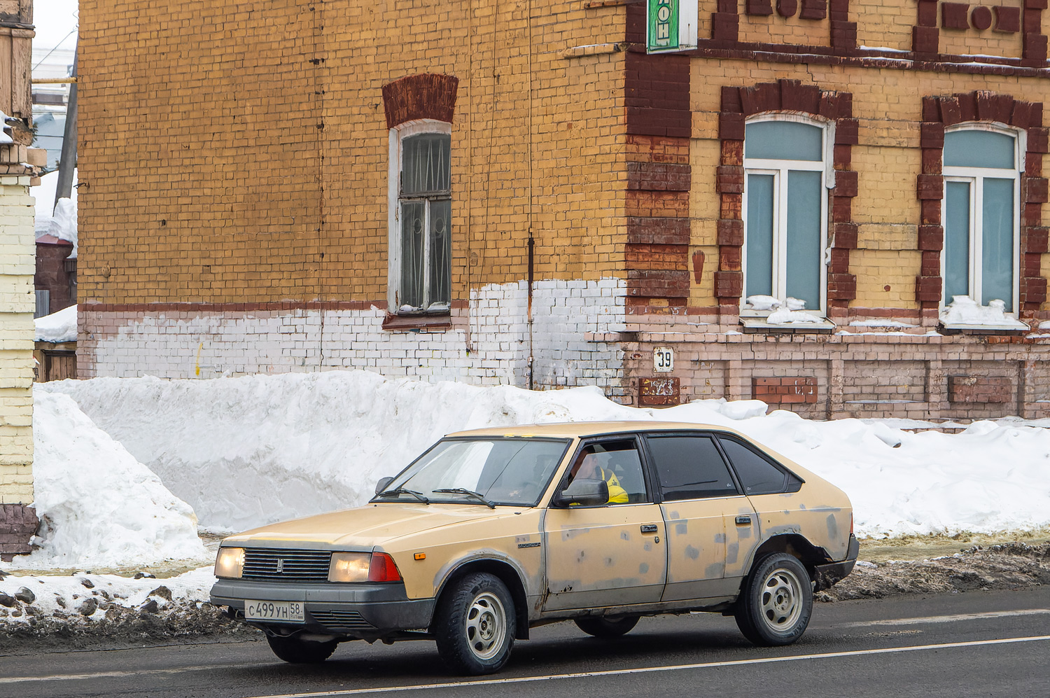 Пензенская область, № С 499 УН 58 — Москвич-2141 (общая модель)