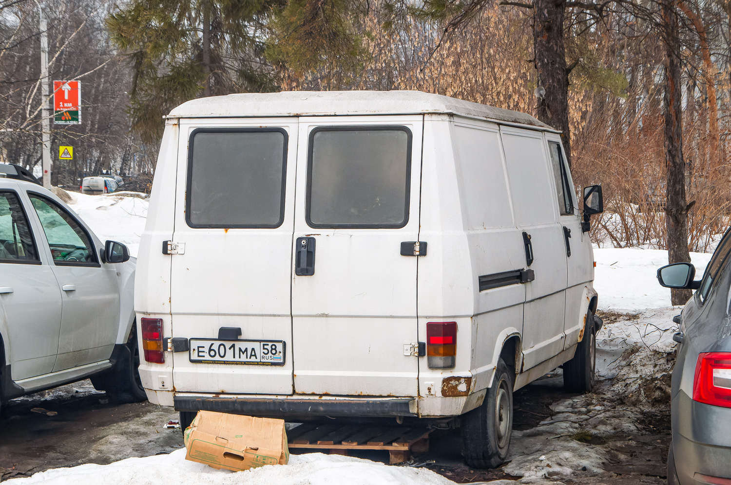 Пензенская область, № Е 601 МА 58 — FIAT Ducato (1G) '81-90
