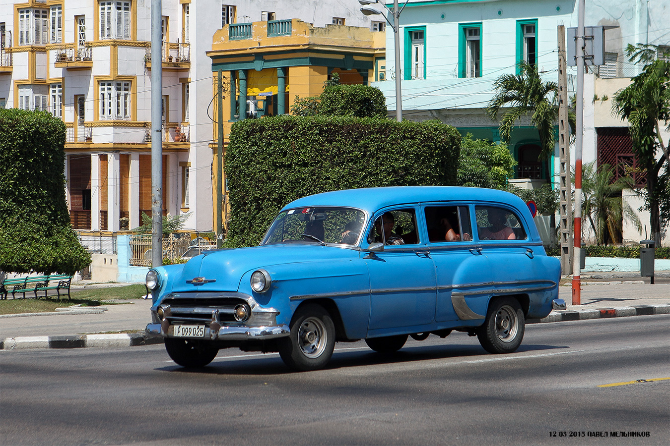 Куба, № P 099 025 — Chevrolet Bel Air (1G) '50-54