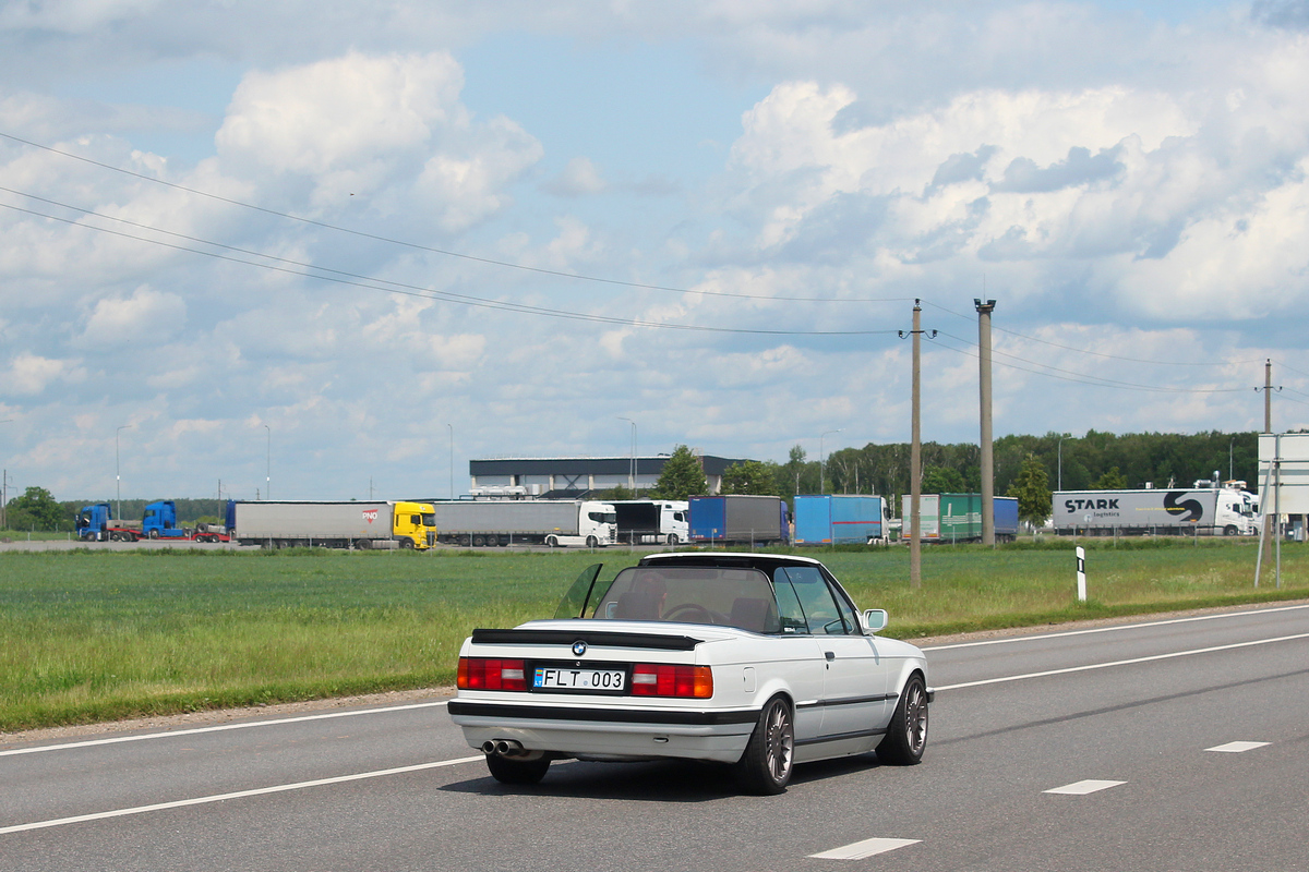 Литва, № FLT 003 — BMW 3 Series Cabrio (E30) '83-93