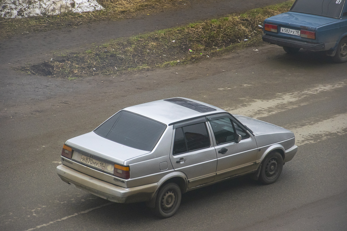 Удмуртия, № Н 870 МУ 18 — Volkswagen Jetta Mk2 (Typ 16) '84-92