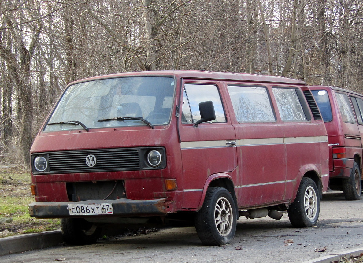 Ленинградская область, № С 086 ХТ 47 — Volkswagen Caravelle (T3) '81-92