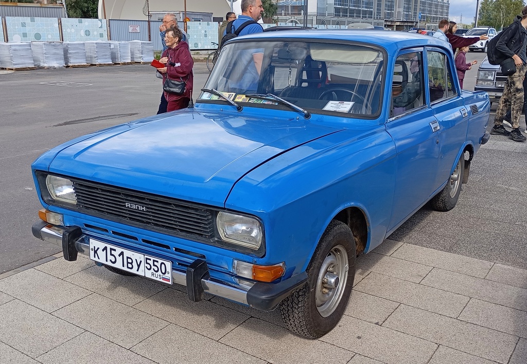 Московская область, № К 151 ВУ 550 — Москвич-2140 '76-88; Новгородская область — "Авто Ретро Вече 2025"